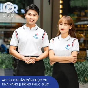 Áo polo nhân viên phục vụ quản lý nhà hàng