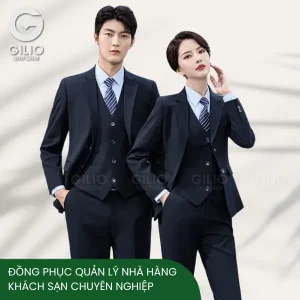 đồng phục quản lý nhà hàng khách sạn chuyên nghiệp
