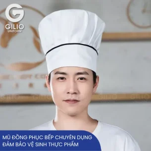 Mũ đồng phục bếp