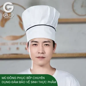 Mũ Đồng Phục Bếp Chuyên Dụng Đảm Bảo Vệ Sinh, An Toàn Thực Phẩm