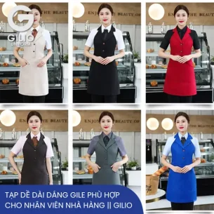 Tạp dề dài dáng gile